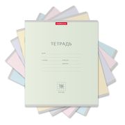 Тетрадь школьная ученическая ErichKrause® Классика ассорти, 18 листов, клетка (в плёнке по 10 шт.)