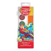 Краски акварельные ArtBerry® Neon с УФ защитой яркости 11 цветов с увеличенными кюветами