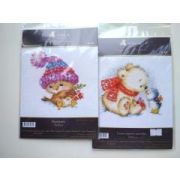 Набор для вышивания бисером «Дельфины на закате» 19х25см