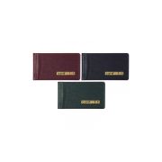 Визитница карманная OfficeSpace на 20 визиток, 65*110мм, ПВХ, ассорти