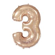 Шар ЦИФРА 3 40