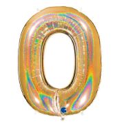 Шар ЦИФРА 0 40