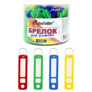 Брелок для ключей с биркой 1шт, Y105 6.4х1.6см, ассорти J.Otten