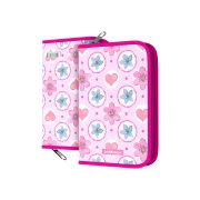 Пластиковый пенал-книжка без наполнения ErichKrause® 135x205x30мм Flowers