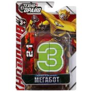 297405   Робот трансформирующийся в цифру 3, 17,5*12*2,5см ТЕХНОДРАЙВ в кор.180шт