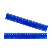 Линейка 20см 23875-5 синяя непрозрачный пластик, европ, ЭКО J.Otten /1 /100 /0 /2000