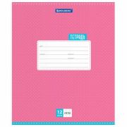 Тетрадь 12л. BRAUBERG клетка, обложка картон, ТОЧКИ, 103023