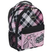 Ученический рюкзак ErichKrause® EasyLine® с двумя отделениями и грудной перемычкой 20L Flower Horse