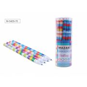 Ручка гелевая со стираемыми чернилами KNITTING, СИНЯЯ, игольчатый пиш.узел 0.5мм, термочувствительные чернила, корпус пластиковый цветной, сменный стержень 128 мм, туба