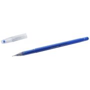 Ручка гелевая LEXY, СИНЯЯ, игольчатый пиш.узел 0.5мм,наконечник в форме кристалла, корпус пластиковый цветной