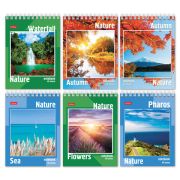 Блокнот А6, 40л.гребень Пейзажи 110*145мм 40Б6Гр(В12307)