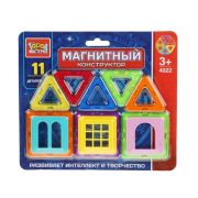 Конструктор магнитный «Город мастеров» 11 деталей