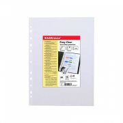 Набор перфофайлов пластиковых ErichKrause® Fizzy Clear, 30 мкм, A4, прозрачный,упак.10шт