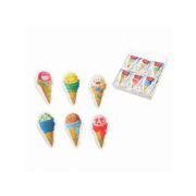 Ластик COUPLE OF AVOCADOS, термопластичная резина, фигурный, 6 дизайнов, ОПП- упаковка / картонный дисплей