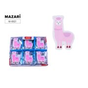 Ластик LLAMA, термопластичная резина, фигурный, 1 дизайн, ОПП- упаковка / картонный дисплей