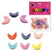 Рукоделие Бусины Листики, 9гр, пластик, цв.асс. 516-4 J.Otten