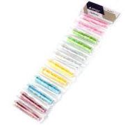 Пайетки Alingar, перламутровые круглые, в тубусе 2.1 гр., в блистере 12 шт/6 цв., европодвес