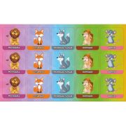 Наклейка А6 МИНИ животные, арт. 5416