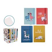 Блокнот для записей LAMA , A5, 96 листов,на резинке, линованный внутренний блок,  плотность бумаги 8