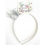 Lukky Fashion ободок для волос Корона, серебро, 1шт