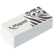 Ластик MAPED (Франция) «Pulse Technic Mini», 39х18х12,5 мм, белый, прямоугольный, 113050