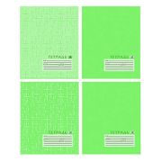 Тетрадь А5 12л.клетка  Академия групп  текстура лайм 9154/5