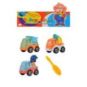 Конструктор, 3 машинки, отвертка, в ассорт.