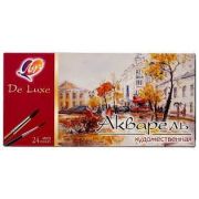 Акварель художеств.«Люкс» 24 цвета, без кисти, Луч 14С 1039-08