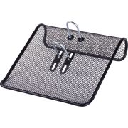 Подставка для календаря большая BRAUBERG «Germanium» металлическая, 57х200х200мм, черная, 231