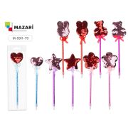 Ручка шариковая HELLO, СИНЯЯ, пулевидный пиш. узел 0.7 мм, вентилируемый колпачок, ОПП-упаковка с европодвесом