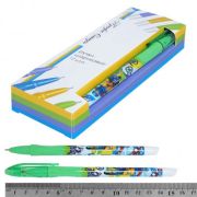 Ручка масляная «Мотогонки» рельефн.держ.,син.стерж, толщина пиш. узла 0.7мм 615 Профи-Стиль /1 /12 /144 /1728