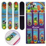 Закладка-магнит «3 в ряд»,2х6см,цена за набор 6шт. 2020-1