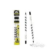 Карандаш ч/гр дерево «Профи-Арт» трехгр,заточенный, c ластиком HB, цена за 1 шт. РА006 Профи-Арт