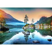 Алмазная мозайка (класс.) 40*50 см на подрамнике «Красота природы на рассвете» полное запол.(28цв.) AC4104 Рыжий кот /1 /0 /0 /10