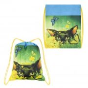 Мешок для обуви «Котенок на охоте», 35х42см, 1 отд. 2134 /1 /0 /0 /50