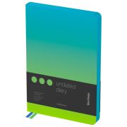 Ежедневник недат. А6 136л Berlingo «Radiance» голуб./зелен. 93603