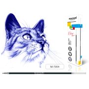 Стержень шариковый, СИНИЙ, пулевидный пиш.узел 0.7мм, длина 140мм, д/ручек: М-5502,M-5554,М-5555,М-5703,M-5704,M-5706,M-5709,M-5711-5713,M-5716,M-5717,М-5721,M-5739,M-5745,M-5770,М-5773,M-5900,M-5901,M-7302,M-7317, картонная упаковка