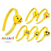 Ободок для волос EMOJI, ассорти 12 дизайнов