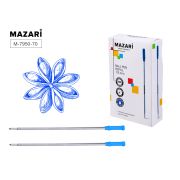 Стержень шариковый, поворотный механизм, СИНИЙ, металлический, пулевидный пиш. узел 0.7мм, длина 115 мм, д/ручек: М-7365, картонная упаковка