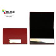 Визитница AVENUE, 9.5 х 6 см, на магните, цвет черный