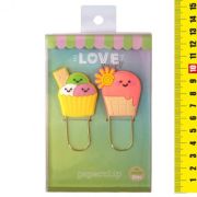 Закладка-зажим «Мороженое», металл+резина, цена за 2 шт. в наборе CF4125