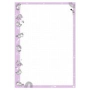 Сменный блок А5 50л «Альт» Единороги, беж.