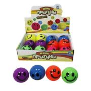 1toy мячики-смайлики, со светом, 6 см