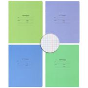 Тетрадь А5  18л « БиДжи » клетка Премиум Отличная (ассорти), на скобе,