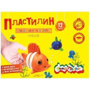 Пластилин Каляка-Маляка для детского творчества 12 цв. 180 г со стеком 3+