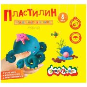 Пластилин Каляка-Маляка для детского творчества  8 цв. 120 г со стеком 3+