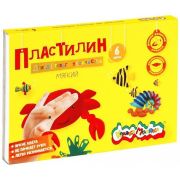 Пластилин Каляка-Маляка для детского творчества  6 цв. 90 г со стеком 3+