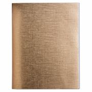 Тетрадь бумвинил 48л клетка, Золото Metallic, Хатбер