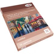 Набор для пластилинографии Гамма «Хобби. Городской пейзаж», 15 цветов, 390г, мастер-класс, стек, картон. упаковка, термоусадка