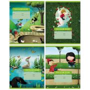 Читательский дневник BG А5 24л. на скрепке «В гостях у сказки»